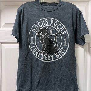 Hocus Pocus Thackery Binx Cat T-Shirt - Gray